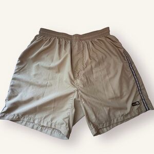 PrAna Men’s Breathe Shorts Lightweight Stretch Waist Hiking Men’s Medium Brown